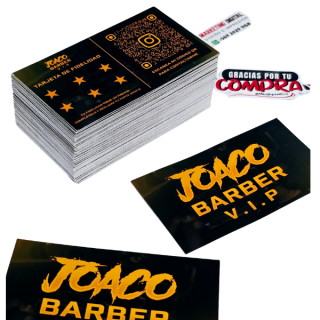 Tarjetas de presentación ambas caras