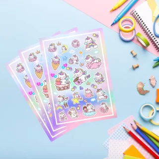 sticker pack unicornio
