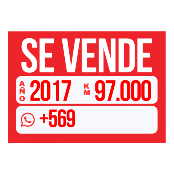 Vinilo Adhesivo "SE VENDE"