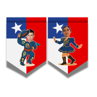 Banderines Fiestas Patrias